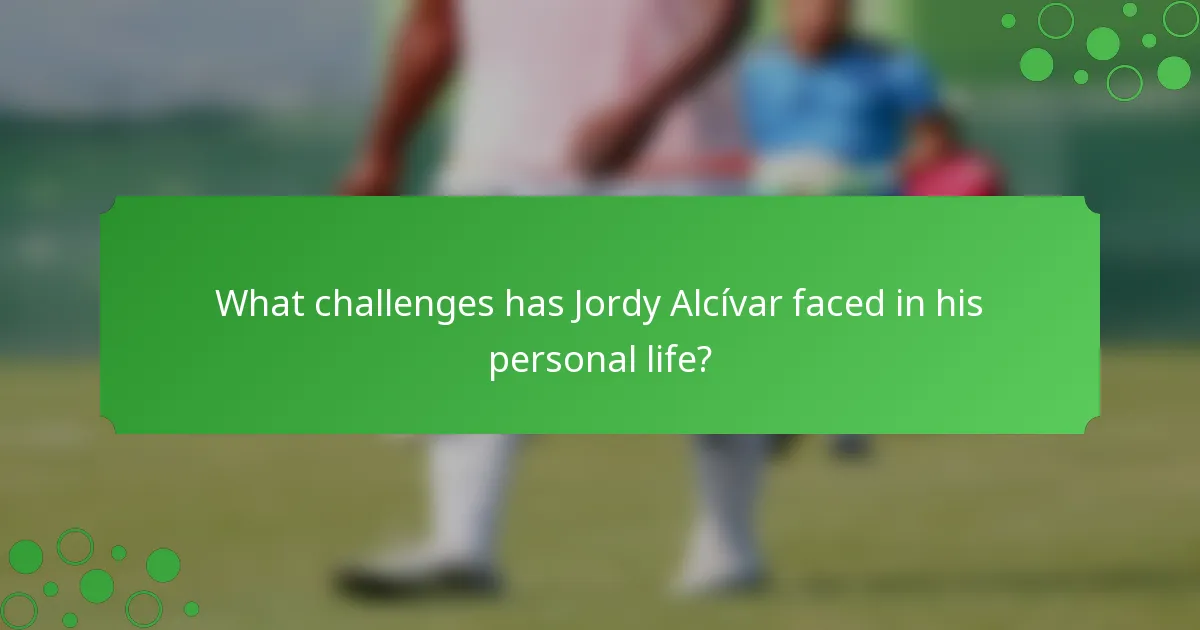 What challenges has Jordy Alcívar faced in his personal life?